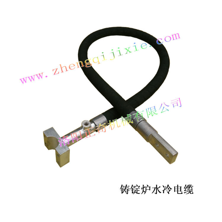 Water cooled cable for ingot caster