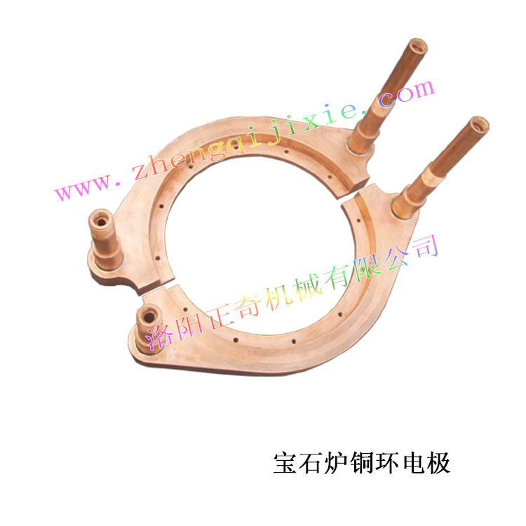 Gem furnace copper ring electrode