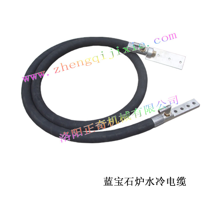 Water cooled cable for sapphire furnace